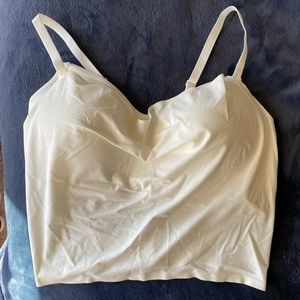 White/ cream colored XL balance Athletica top